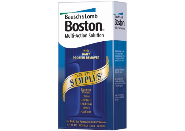 Líquido Lentes Contacto >> Bausch & Lomb, Boston Simplus (120ml)